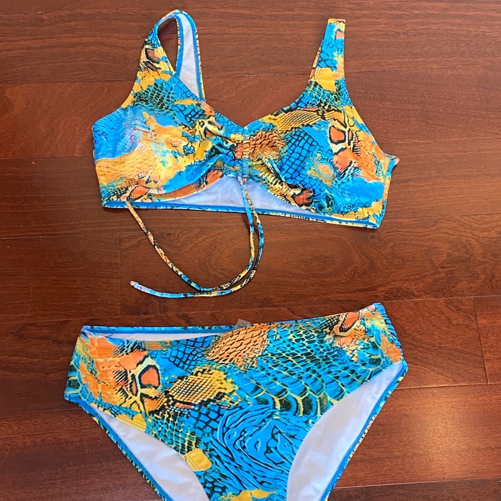 Animal print bikini